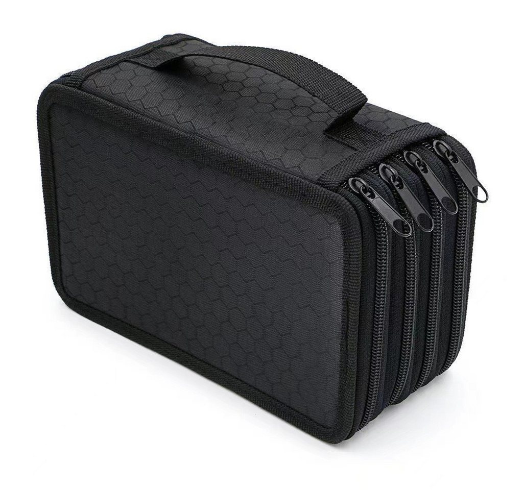 HAUSS SPOLE Kosmetiktasche Federmäppchen Stiftebox Stifteetui 72 Buntstifte große Kapazität von HAUSS SPOLE