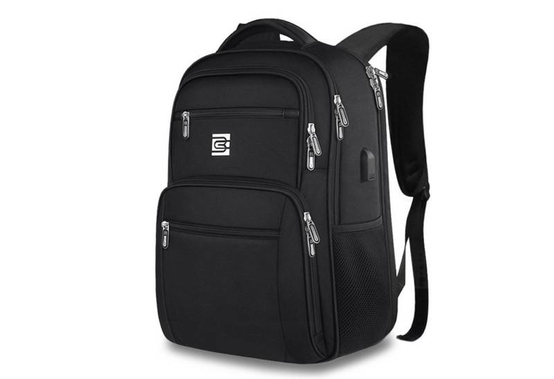 HAUSS SPOLE Laptoprucksack Laptop Rucksack Rucksäcke Schulrucksack Wasserbeständig Laptoptasche (Notebook Laptop Tasche Schule Uni Rucksack, mit USB-Lade-Anschluss, Anti-Diebstahl, Backpack mit Laptopfach), für Herren Damen Jungen Teenager Freizeit Arbeit Business Reisen von HAUSS SPOLE