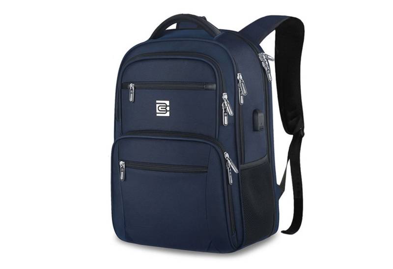 HAUSS SPOLE Laptoprucksack Laptop Rucksack Rucksäcke Schulrucksack Wasserbeständig Laptoptasche (Notebook Laptop Tasche Schule Uni Rucksack, mit USB-Lade-Anschluss, Anti-Diebstahl, Backpack mit Laptopfach), für Herren Damen Jungen Teenager Freizeit Arbeit Business Reisen von HAUSS SPOLE