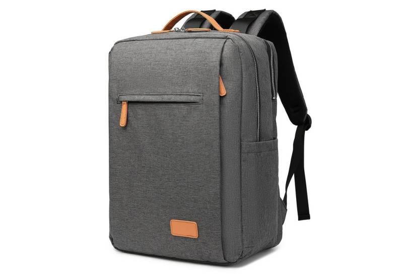 HAUSS SPOLE Laptoprucksack Laptoprucksack Arbeitsrucksack Schulrucksack Wasserbeständig (Laptop Notebook Tasche Schule Uni Rucksack, Sportrucksack, Backpack mit Laptopfach, mit USB-Lade-Anschluss), Herren Damen Jungen Teenager Freizeit Arbeit Business Reisen von HAUSS SPOLE