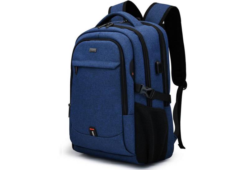 HAUSS SPOLE Laptoprucksack Laptoprucksack Arbeitsrucksack Schulrucksack Wasserbeständig (Laptop Notebook Tasche Schule Uni Rucksack, Sportrucksack, mit USB-Anschluss, Anti-Diebstahl, Backpack mit Laptopfach), Herren Damen Jungen Teenager Freizeit Arbeit Business Reisen von HAUSS SPOLE