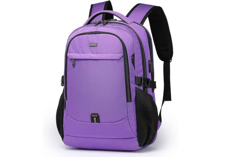 HAUSS SPOLE Laptoprucksack Laptoprucksack Arbeitsrucksack Schulrucksack Wasserbeständig (Laptop Notebook Tasche Schule Uni Rucksack, Sportrucksack, mit USB-Anschluss, Anti-Diebstahl, Backpack mit Laptopfach), Herren Damen Jungen Teenager Freizeit Arbeit Business Reisen von HAUSS SPOLE