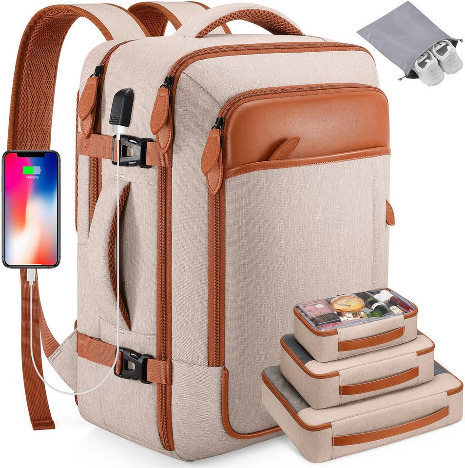 HAUSS SPOLE Reisetasche 4-teiliges Schultasche Handgepäck Wasserdicht, 40L, 17 Zoll Laptop HAUSS SPOLE Reisetasche 4-teiliges Schultasche Handgepäck Wasserdicht, 40L, 17 Zoll Laptop von HAUSS SPOLE