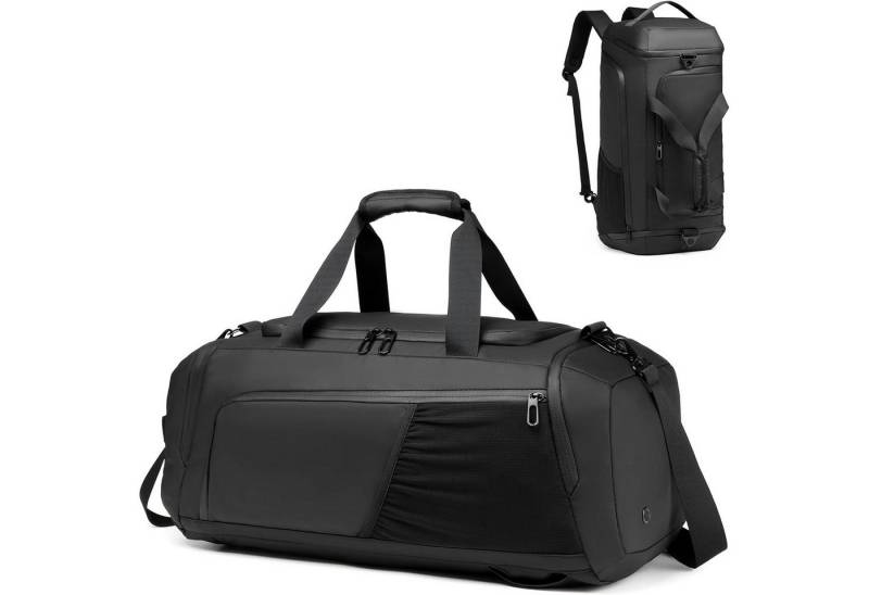 HAUSS SPOLE Reisetasche Sporttasche Reisetasche Handgepäck 40L Wasserdicht Trainingstasche (Wasserdicht,mit Luftloch ausgestattet,mit Nassfach), Rucksack Weekender Travel Gym Duffle Bag Fitnesstasche von HAUSS SPOLE
