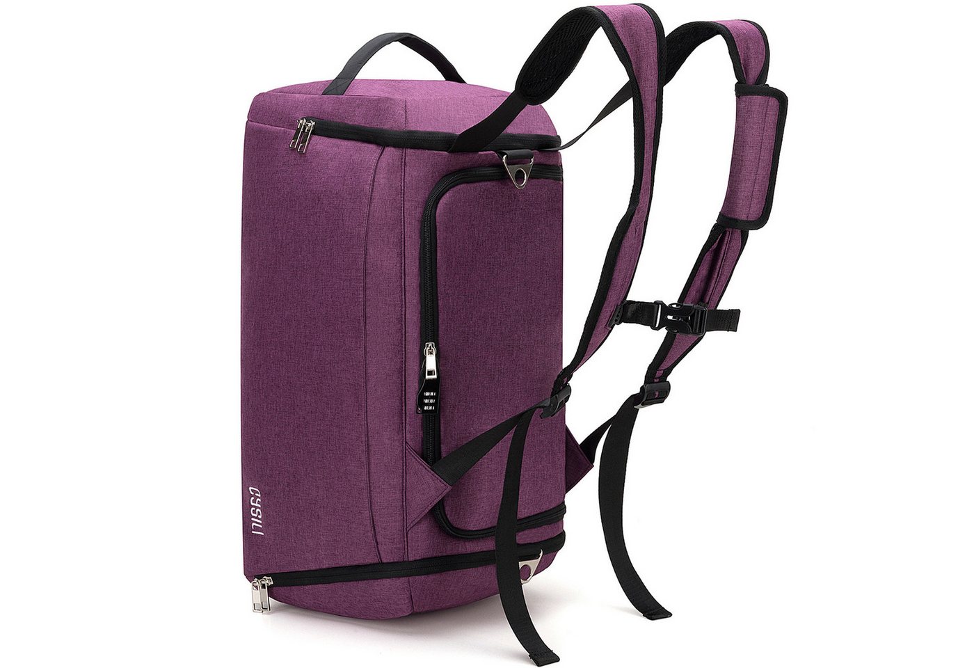 HAUSS SPOLE Sporttasche Sporttasche Reisetasche Handgepäck (Fitness Tasche Schwimmtasche Sport Reise Tasche Übernachtungstasche, 42L, Zahlenschloss, groß, Weekender, mit Schuhfach Nassfach), Männer Frauen Reisen Gym Urlaub Übernachtung Freizeit Arbeit Business von HAUSS SPOLE
