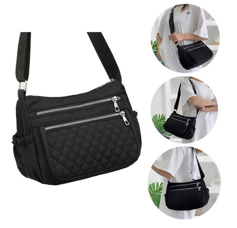 HAUSS SPOLE Umhängetasche Schultertasche Crossbody Bag mit Seitentaschen und verstellbare Riemen von HAUSS SPOLE
