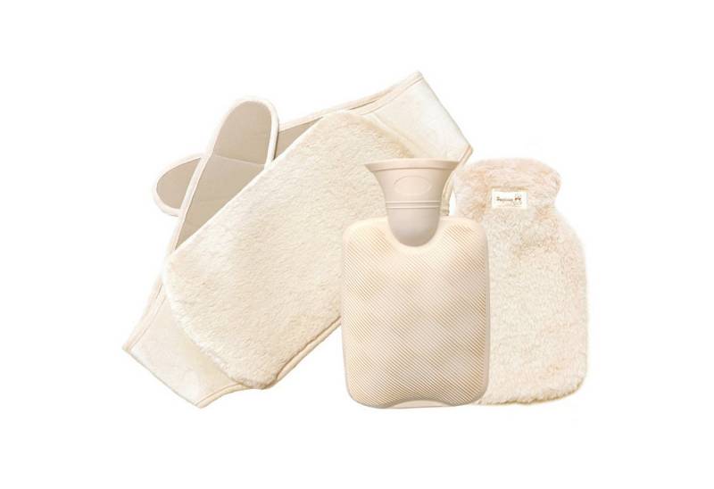 HAUSS SPOLE Wärmflasche Thermoflasche mit Rückenwärmer Wärmekissen für Rücken / Bauch / Füße von HAUSS SPOLE