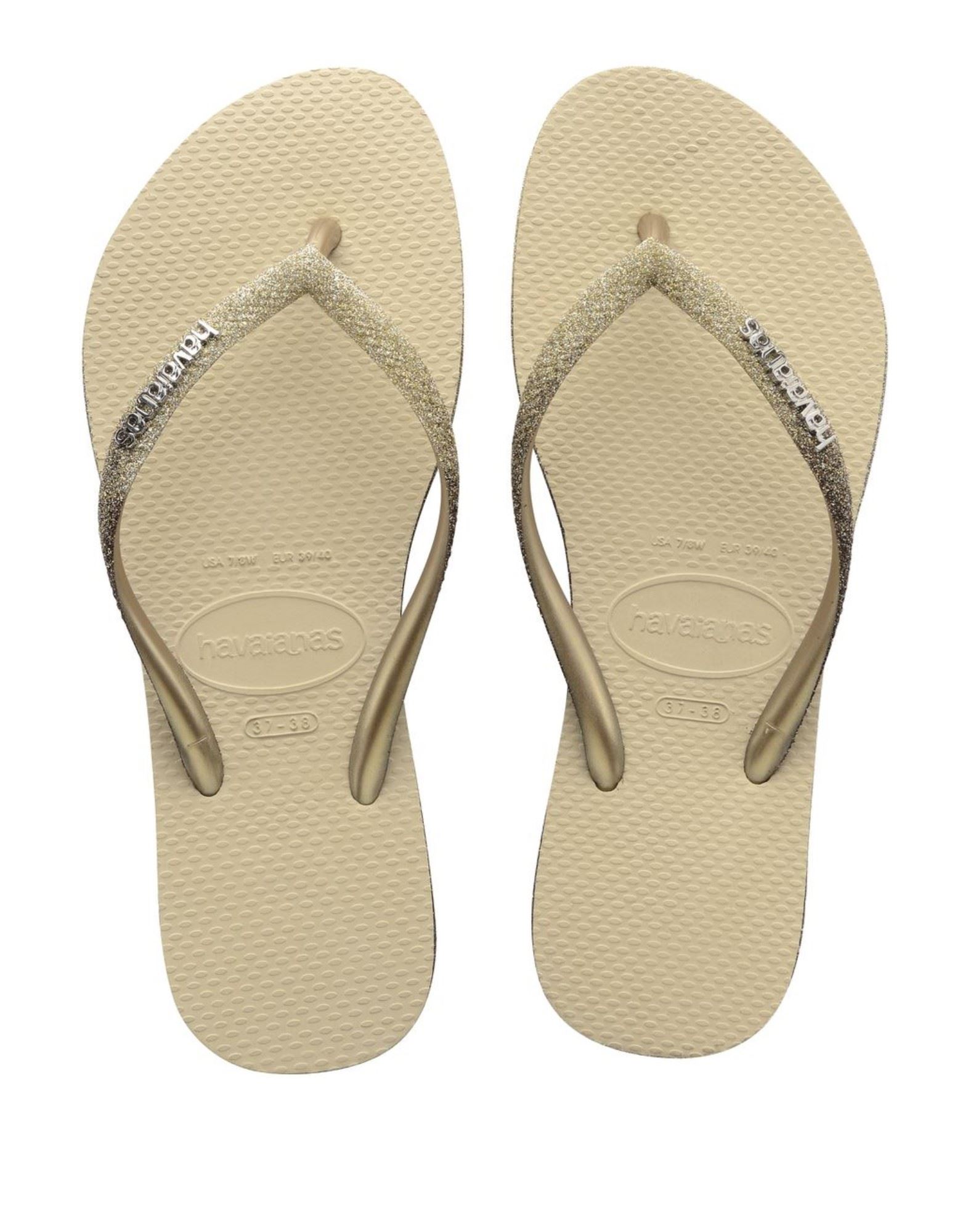 HAVAIANAS Zehentrenner Damen Gold von HAVAIANAS