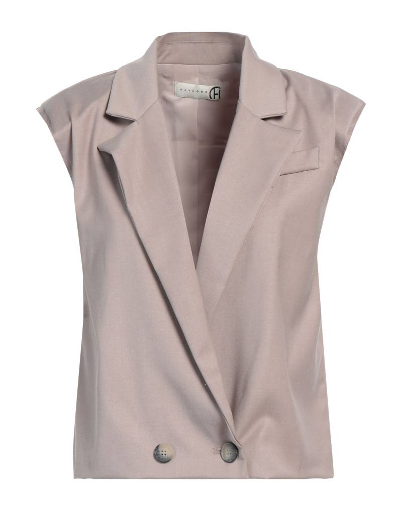 HAVEONE Couture-weste Damen Hellbraun von HAVEONE