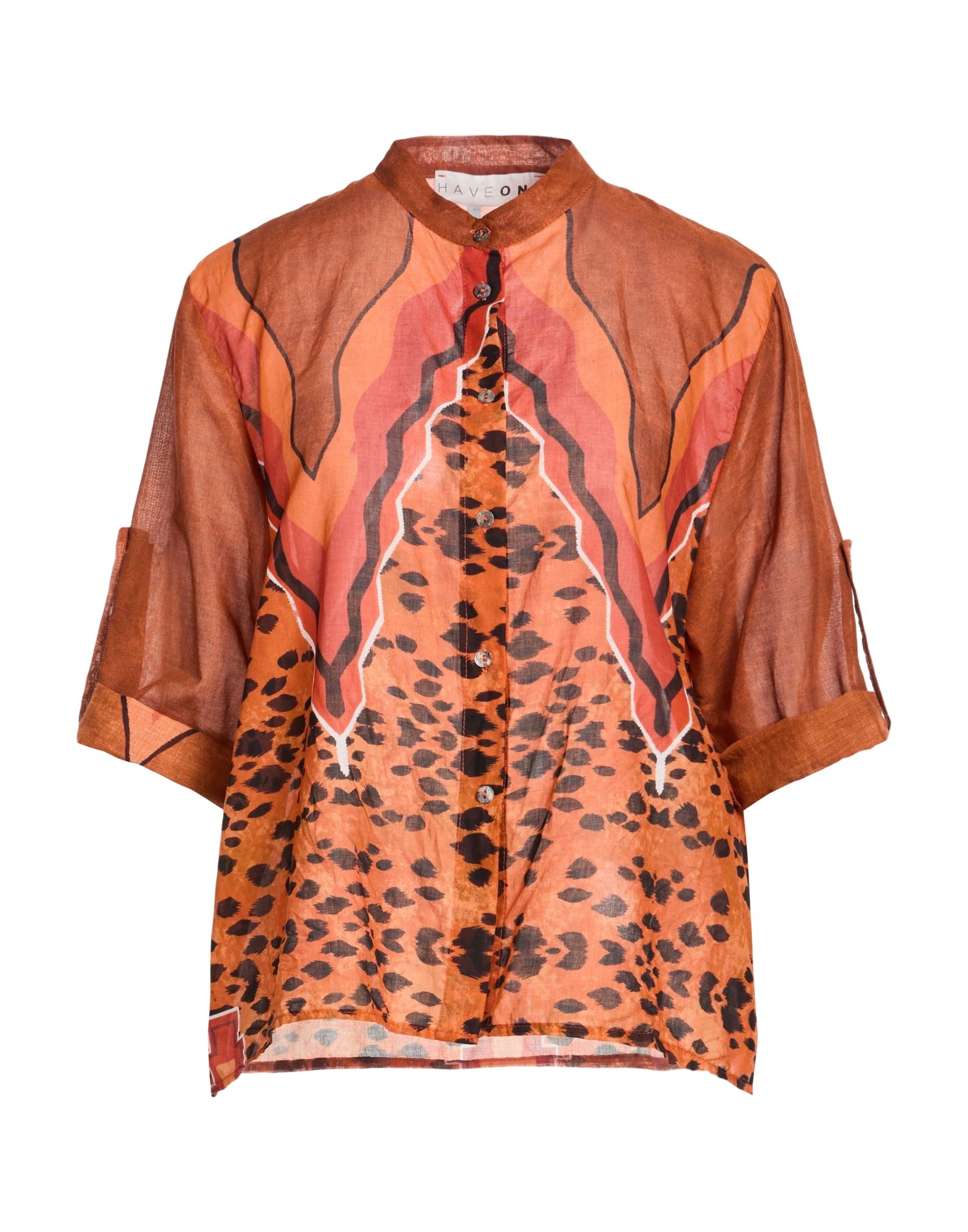 HAVEONE Hemd Damen Rostrot von HAVEONE