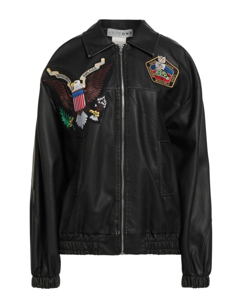 HAVEONE Jacke & Anorak Damen Dunkelbraun von HAVEONE