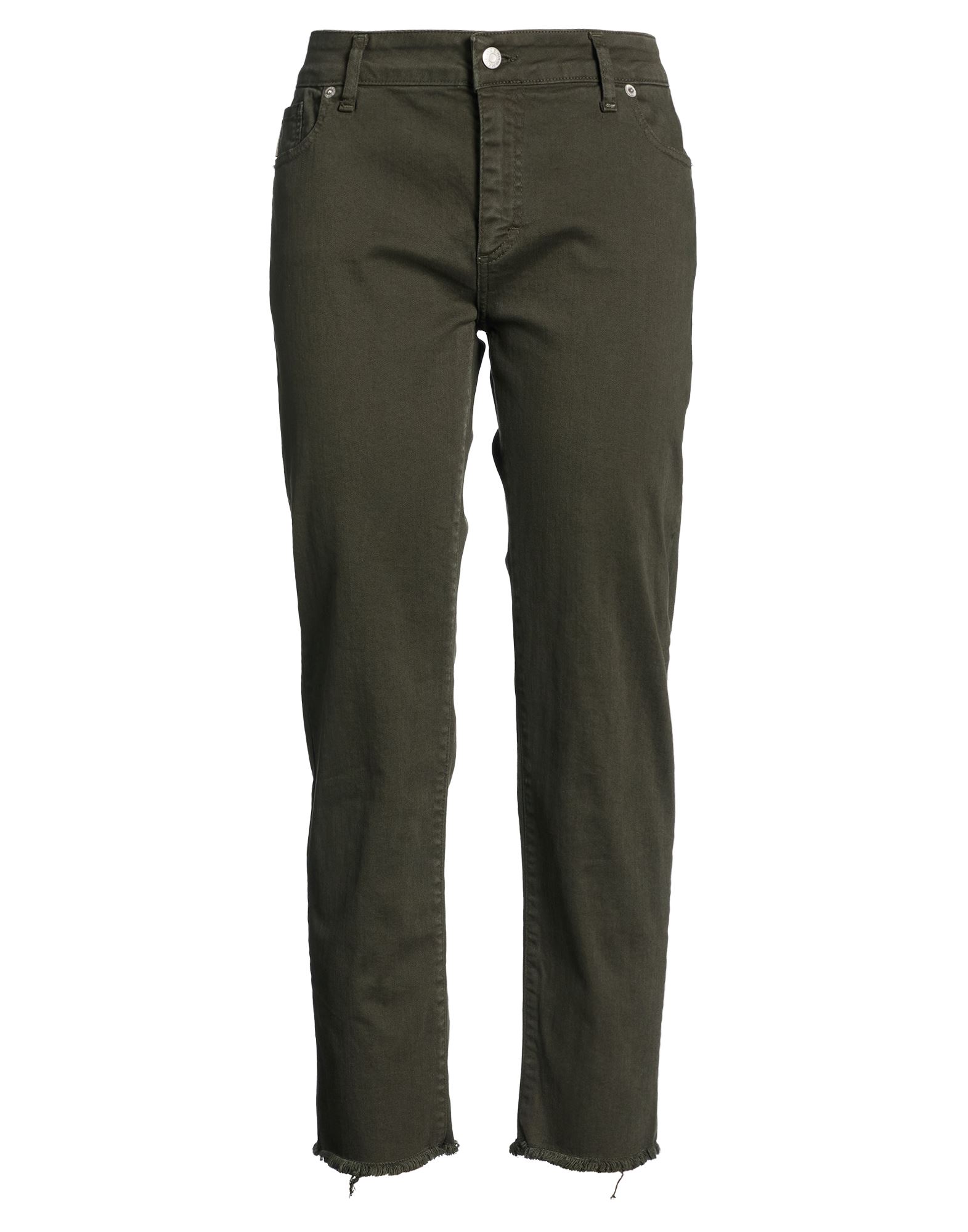 HAVEONE Jeanshose Damen Militärgrün von HAVEONE