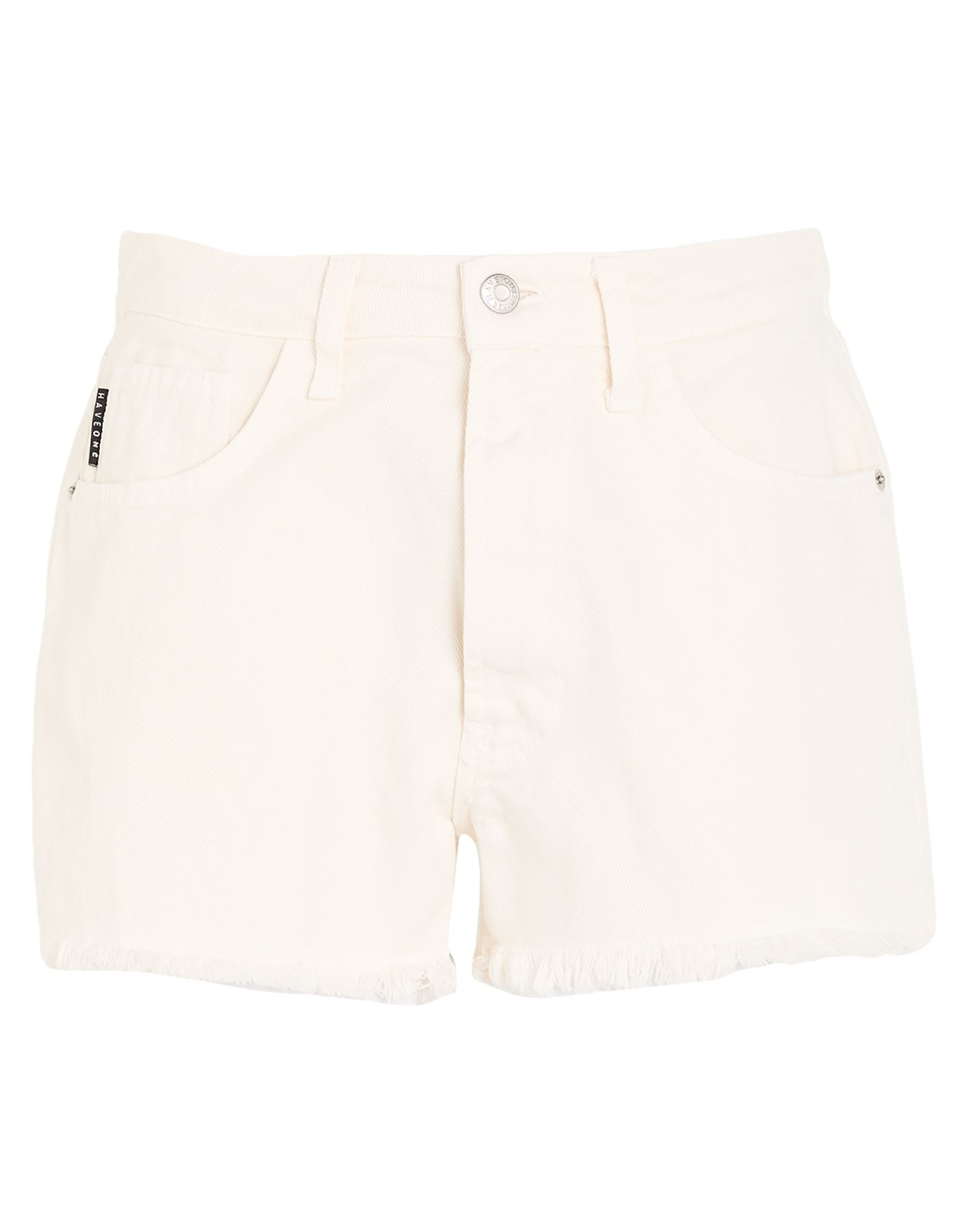 HAVEONE Jeansshorts Damen Elfenbein von HAVEONE