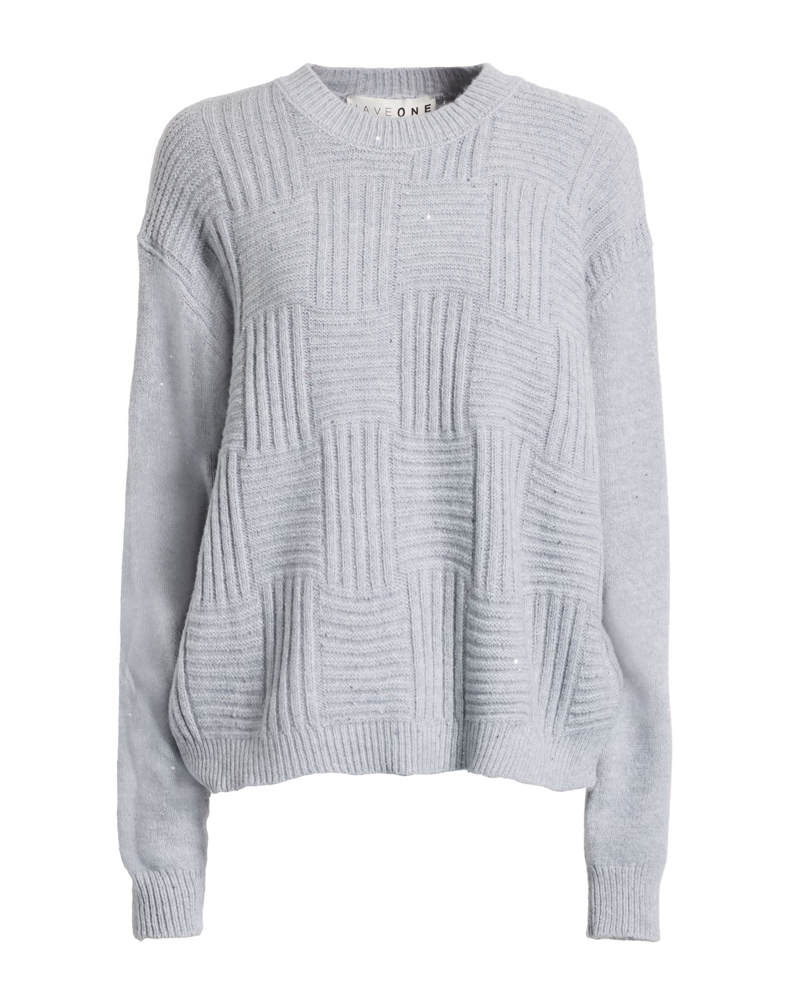 HAVEONE Pullover Damen Hellgrau von HAVEONE
