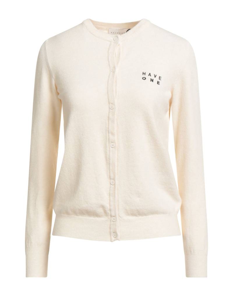 HAVEONE Strickjacke Damen Elfenbein von HAVEONE
