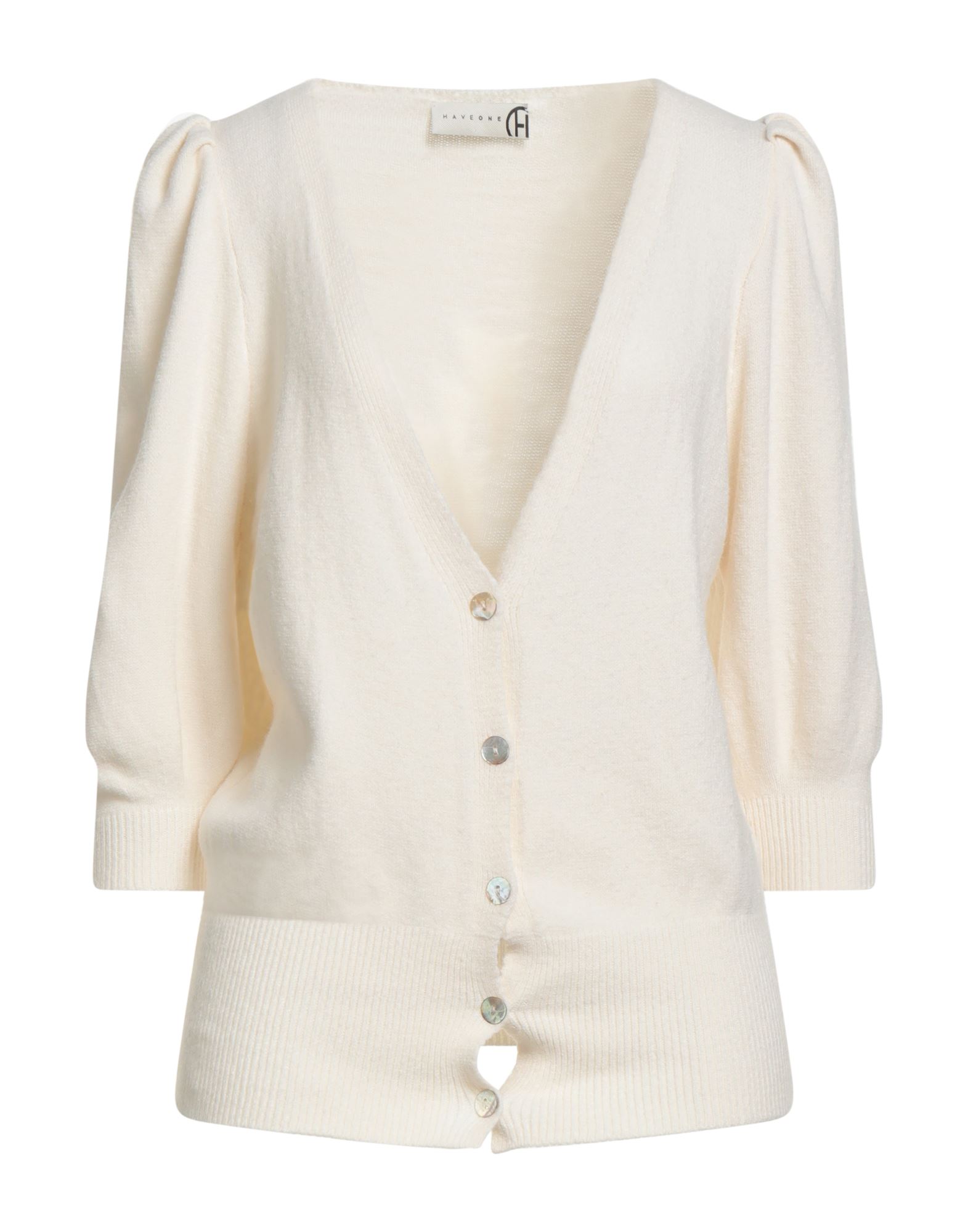 HAVEONE Strickjacke Damen Elfenbein von HAVEONE