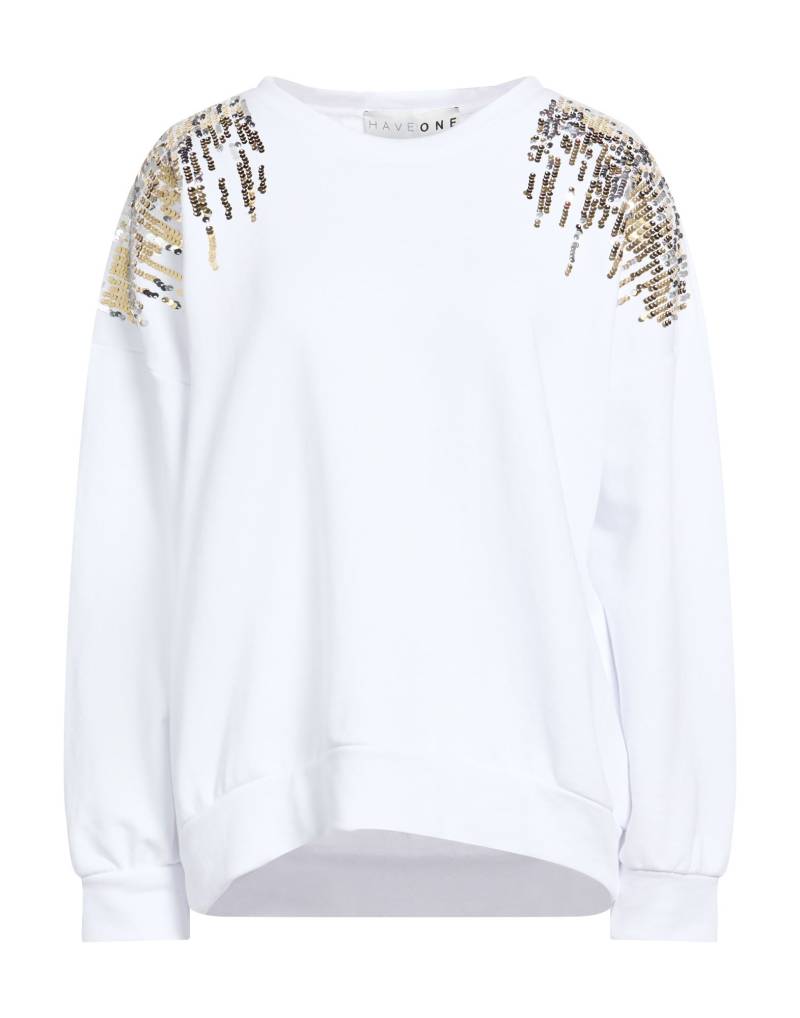 HAVEONE Sweatshirt Damen Weiß von HAVEONE