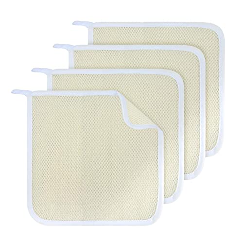 Peeling Face Body Waschtücher Handtuch Weiche Webart Bad Tuch Peeling Scrub Tuch comfortable Kompatibel mit Frauen Männer 6 Packung (Color : Yellow, Size : 10pcs) von HAVHAV