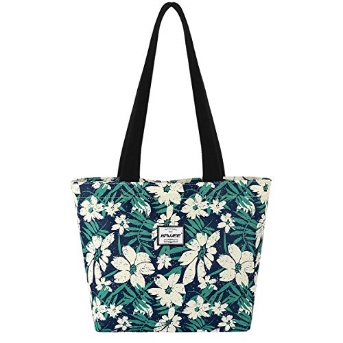 HAWEE Mode Damen Schultertasche mit Reißverschluss Casual Frauen Handtasche Umhängetasche Groß Einkaufstasche Wasserdicht Henkeltasche für Reise Arbeit Schule Tägliches Leben Strand von HAWEE