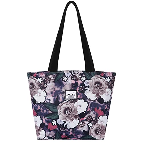 HAWEE Mode Damen Schultertasche mit Reißverschluss Casual Frauen Handtasche Umhängetasche Groß Einkaufstasche Wasserdicht Henkeltasche für Reise Arbeit Schule Tägliches Leben Strand HAWEE Mode Damen Schultertasche mit Reißverschluss Casual Frauen Handtasche Umhängetasche Groß Einkaufstasche Wasserdicht Henkeltasche für Reise Arbeit Schule Tägliches Leben Strand von HAWEE