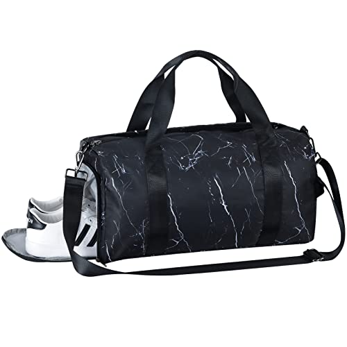 HAWEE Reisetasche Groß Herren Sporttasche Weekender Damen Faltbare Gym Bag mit Schuhfach & Nassfach wasserdichte Travel Duffle Bag Leichte Handgepäck Tasche für Reisen Sport Fitness Schwimmen von HAWEE