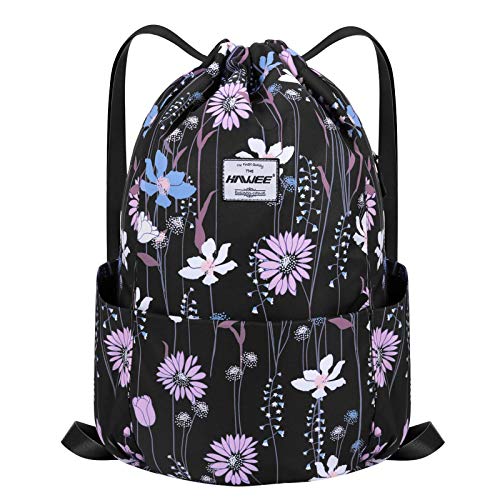 HAWEE Wasserdicht Kordelzug Rucksack mit Innentasche Groß Turnbeutel Kordelzug Tagesrucksack Tunnelzug Tasche Sporttasche Unisex für Frauen Männer Reise Alltag Outdoor Yoga Schule Strand Schwimmen HAWEE Wasserdicht Kordelzug Rucksack mit Innentasche Groß Turnbeutel Kordelzug Tagesrucksack Tunnelzug Tasche Sporttasche Unisex für Frauen Männer Reise Alltag Outdoor Yoga Schule Strand Schwimmen von HAWEE