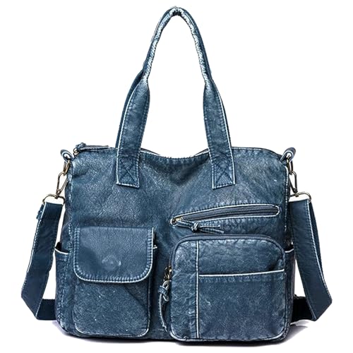 HAWILL Umhängetasche Damen Kleine Crossbody Bag Damen Breiter Gurt Handytasche zum Umhängen Mittelgroß Tragetasche Moderne Taschen für Reisen/Einkaufen/Party von HAWILL