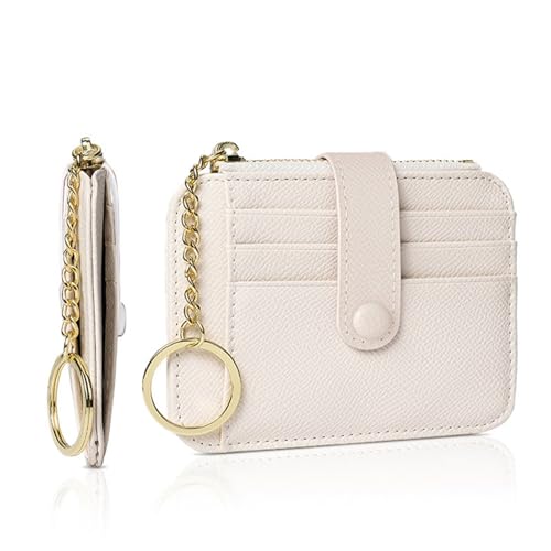 HAWILL Handtasche Damen Geldbeutel Kleine Portemonnaie Mode Geldbörse Portmonee Gift for You Mini Wallet for Women mit Vielen Fächern (Weiß) von HAWILL