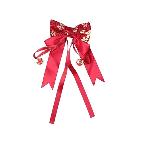 HAWILLOSCH Haarspange Im Chinesischen Stil Für Mädchen Schleifen Design Festlicher Kopfschmuck Für Chinesisches Neujahr Haarnadel Mit Feiner Verarbeitung von HAWILLOSCH