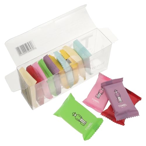 HAWILLOSCH 14stücke Komprimiertes Handtuch Einweg Reisewaschlappen Multifunktions Handtücher Waschhandtuch Für Camping Gesichtsmaske von HAWILLOSCH