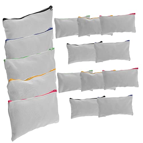 HAWILLOSCH Bleistift Beutel Wärme Transfer 15 Stücke Sublimation Make-up Tasche Blank Für Decor von HAWILLOSCH