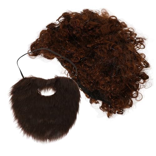 HAWILLOSCH 1satz Piratenkostüm Mit Perücke Und Fake Beard Für Halloween Cosplay Und Bequemes Zubehör Für Authentischen Look von HAWILLOSCH