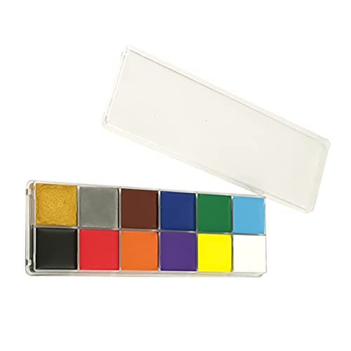 HAWILLOSCH 1stück Halloween Körpermalfarbe Mit Farben Wasserlösliche Gesichts Und Körperfarben Für Fasching Karneval Und Partys Ohne Pinsel Sicher Und Sanft Zur Haut von HAWILLOSCH