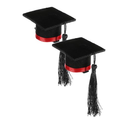 HAWILLOSCH 2stücke Doktorhut Haarklammern Für Mädchen Niedliche Abschlussfeier Haaraccessoires Mit Quasten Für Graduation Party Und Festliche Anlässe von HAWILLOSCH