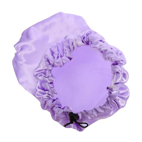 HAWILLOSCH 2stücke Verstellbare Duschhauben Aus Satin Wasserdichte Haarkappen Für Damen Wiederverwendbar Zum Duschen Baden Für Spa-anwendungen Für Lange Haare Geeignet von HAWILLOSCH