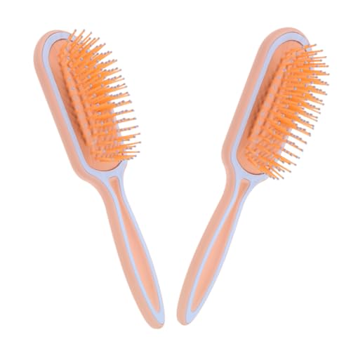 HAWILLOSCH 2stücke Massagebürste Und Entwirrungsbürste Tragbare Haarbürste Mit Elastischer Luftkissen-technologie Für Sanfte Kopfhautmassage Und Müheloses Entwirren Für Damen von HAWILLOSCH
