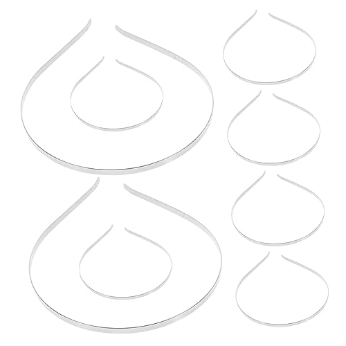 HAWILLOSCH 50stücke Haarreifen Für Handgemachte Haarschmuck Materialien Blanko Hoops Für Kreative Frisuren Für Und Hochzeiten von HAWILLOSCH