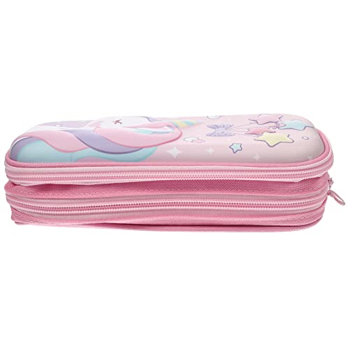 HAWILLOSCH Bleistiftbeutel mit Großer Kapazität Cartoon Design Federmäppchen für Multifunktionale Bleistifttasche mit Einhorn Design für Schule und Aktivitäten von HAWILLOSCH
