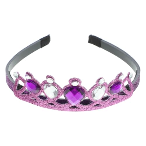 HAWILLOSCH Kid Crown Strass Haarreif für Dekoratives Party Haaraccessoire für Cosplay und Festlichkeiten Leichte und Bequeme Haarschmuck von HAWILLOSCH
