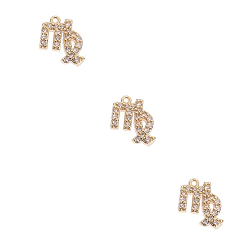 HAWILLOSCH Sternzeichen Jungfrau Ohrringe Set Kupfer Material Eleganter Schmuck Für Partys von HAWILLOSCH