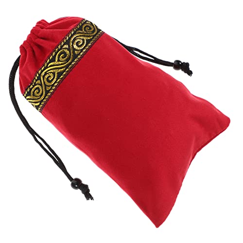 HAWILLOSCH Tarotkartenbeutel aus Tragbarer Tarotkartenorganisator mit Stilvollem Design für Aufbewahrung und Schutz Ihrer Karten für Tarot und von HAWILLOSCH
