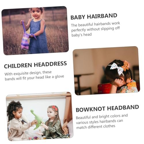 HAWILLOSCH Teiliges Haarband mit Bunten Druckmotiven Weichen Stirnbändern und Schleifen Elastische Haarschmuck Accessoires für Neugeborene und Kleinkinder Vielseitig Kombinierbar von HAWILLOSCH