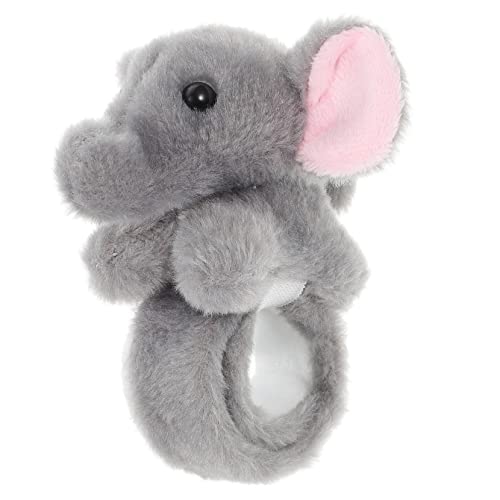 HAWILLOSCH Tier Schlagarmband Elefant Kuscheltier Snap Armband für Kindergeburtstag Dschungel Themen Party Sicher und Kinderfreundlich von HAWILLOSCH