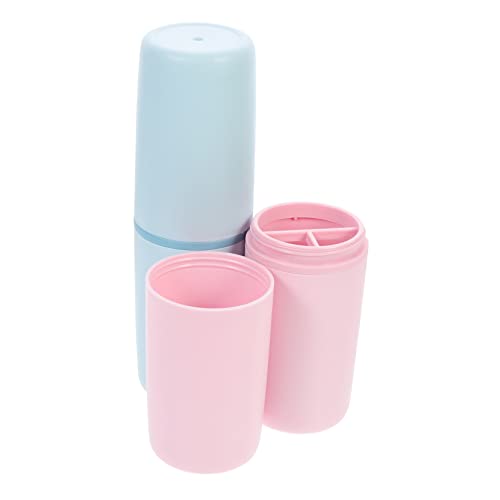 HAWILLOSCH Zahnbürsten-Organizer 2 Stück Versiegeltes Etui Für Elektrische Zahnbürsten Kompakte Tragbare Reisebox von HAWILLOSCH