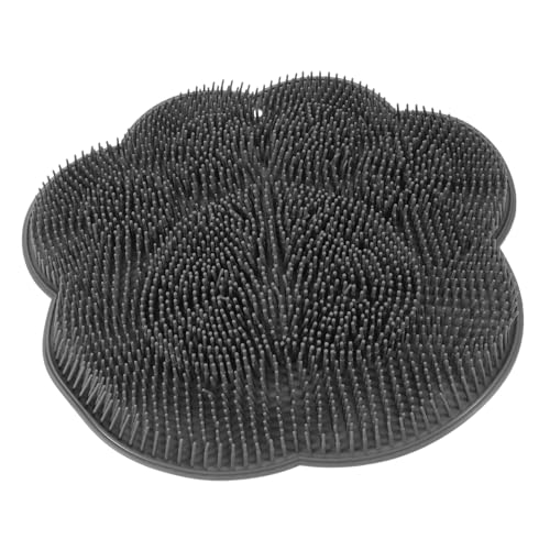 HAWILLOSCH Rückenschrubber Mit Saugnapf Für Dusche Fuß Schrubber Massagepad Aus Silikon Rückenschrubber Für Duschwände Anti-rutsch-fußmatte Zur Handenutzung Sanfte Peeling Und Massageerlebnis von HAWILLOSCH