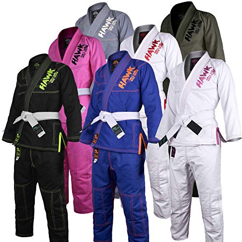 Hawk Sports Brazilian Jiu Jitsu Gi für Kinder, ultraleicht, extra robust, Premium-Stoff für Kinder, BJJ Gi Hawk Sports Brazilian Jiu Jitsu Gi für Kinder, ultraleicht, extra robust, Premium-Stoff für Kinder, BJJ Gi von HAWK Jiu Jitsu
