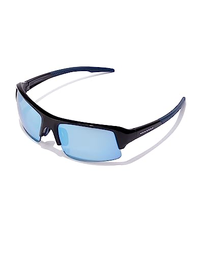 HAWKERS Unisex Bat Sonnenbrille, Mirror Blue Chrome · Black, Einheitsgröße von HAWKERS