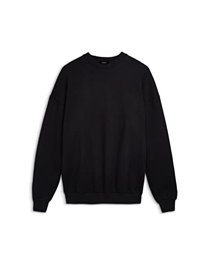 HAWKERS Unisex Erwachsene Sweatshirt, Schwarz/Orange, S von HAWKERS