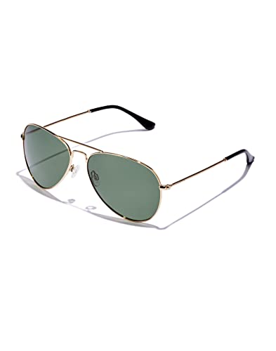 HAWKERS Unisex Hawk Sonnenbrille, Green Polarized · Gold Ct, Einheitsgröße von HAWKERS