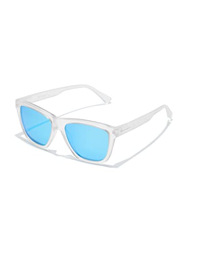 HAWKERS Sonnenbrille ONE LS für Damen und Herren, Mirror Light Blue Polarized · Transparent Matte, Einheitsgröße von HAWKERS